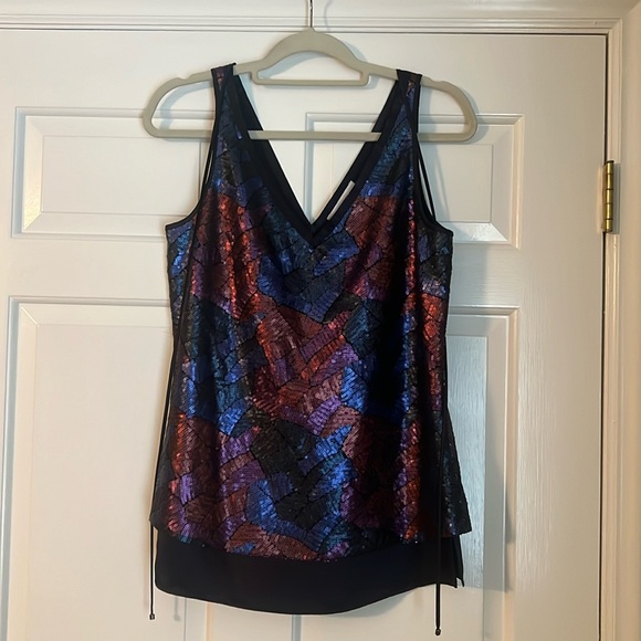 Etcetera Tops - Etcetera sequin top.